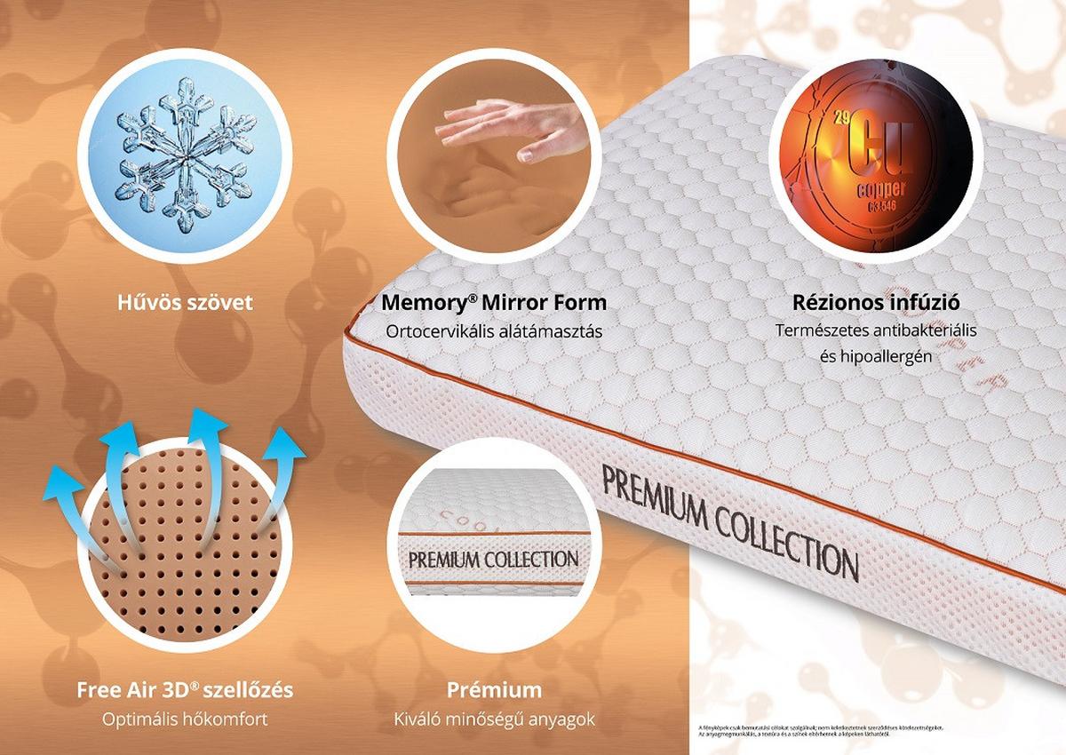 Párna Cool Copper Kb. 40/60cm - (40/60cm)