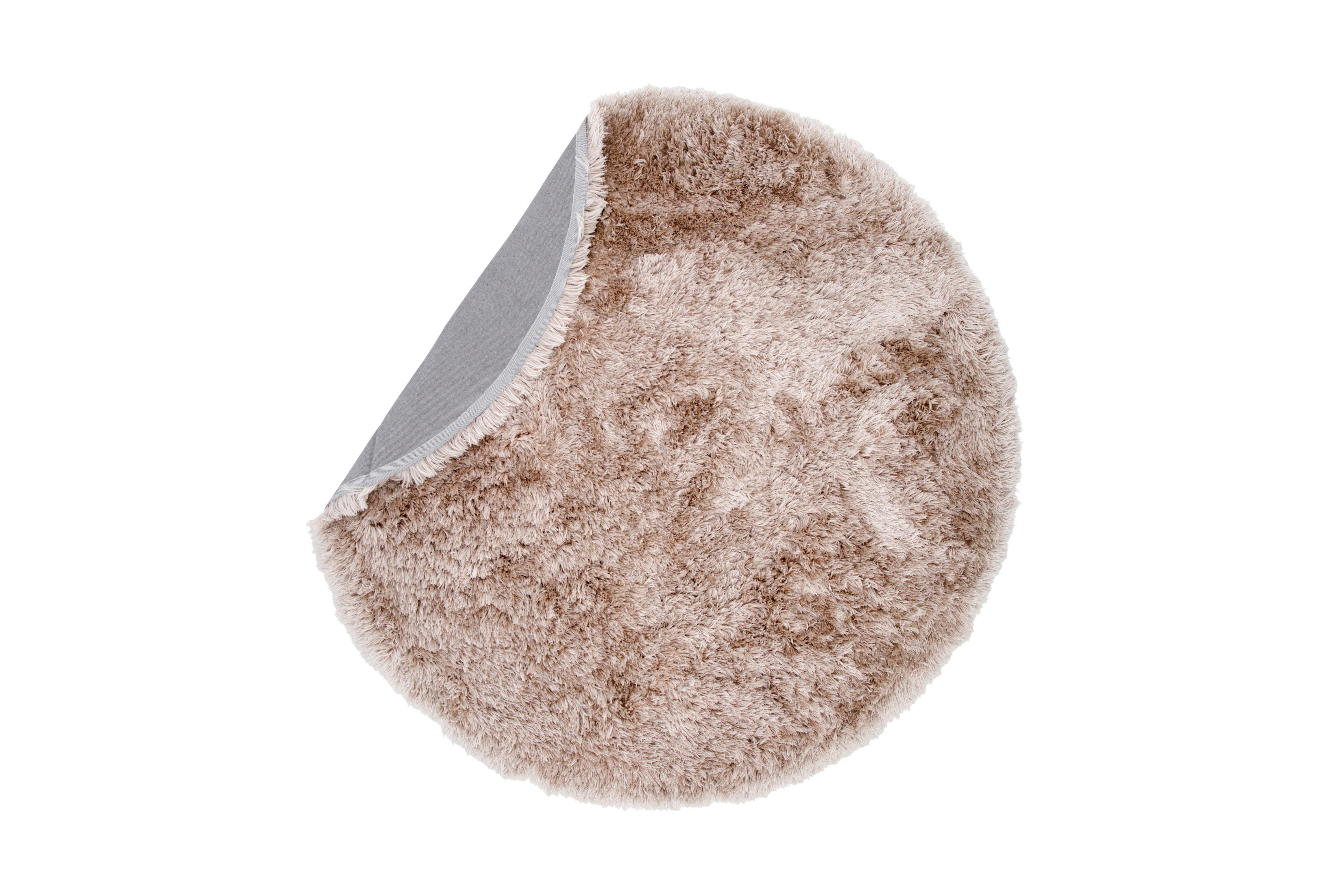 Hochflorteppich Beige Grace 200 cm - Beige, LIFESTYLE, Textil (200cm) - P & B