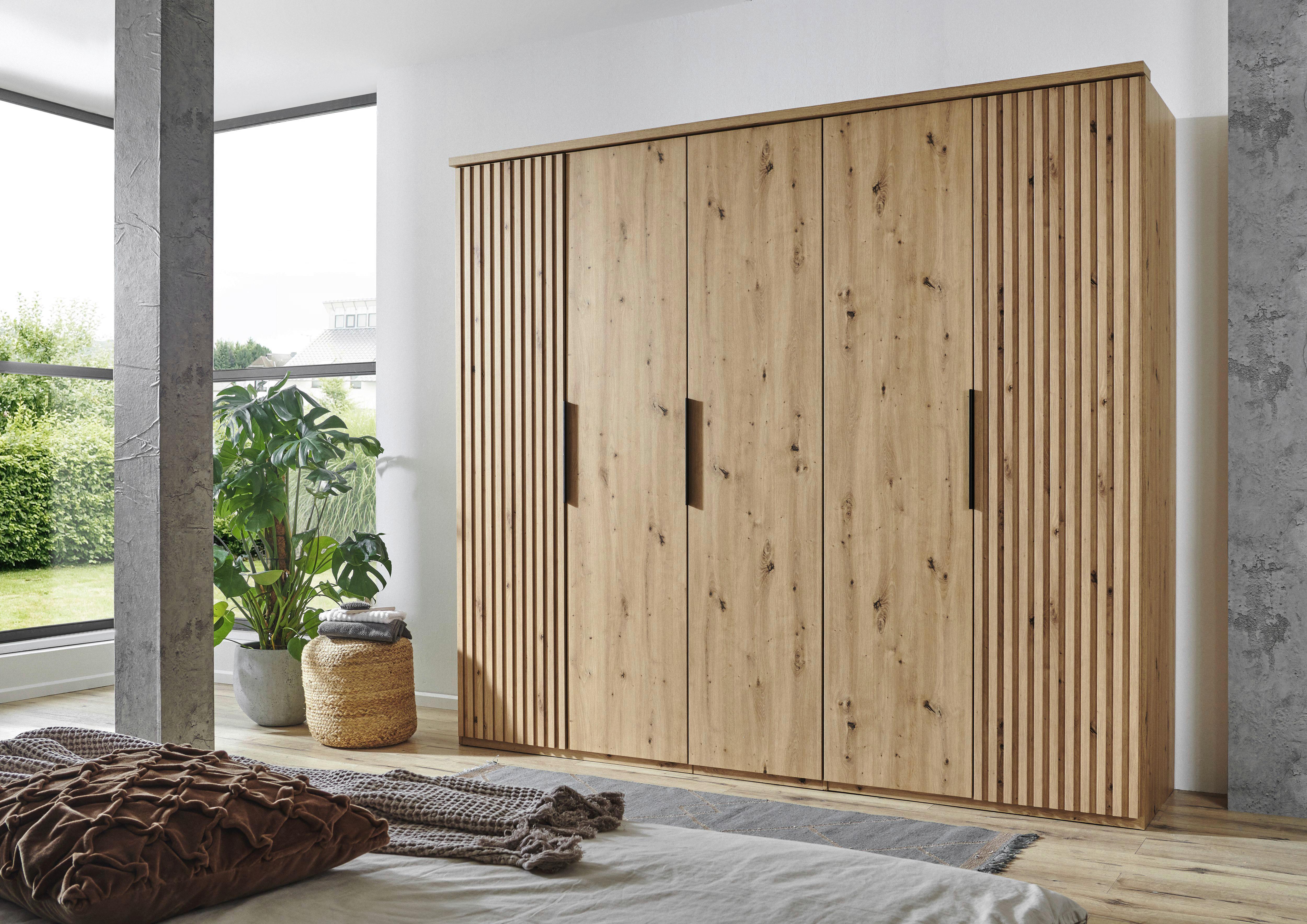Drehtürenschrank Andorra Eiche Artisan B: 250 cm - Eiche Artisan, MODERN, Holzwerkstoff (250/216/58cm) - MID.YOU