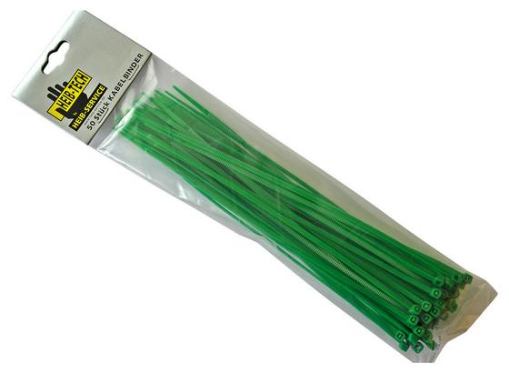 Kabelbinder Grün 250mm 50 Stück - Grün, KONVENTIONELL, Kunststoff (25cm) Kabelbinder Grün 250mm 50 Stück - Grün, KONVENTIONELL, Kunststoff (25cm)