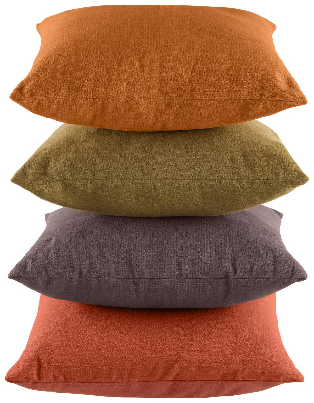 ZIERKISSEN SIENNA - Terracotta, ROMANTIK / LANDHAUS, Textil (45/45cm) - James Wood