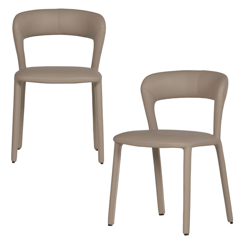 Stuhl-Set Noble Sand/Hellbraun B: 51cm