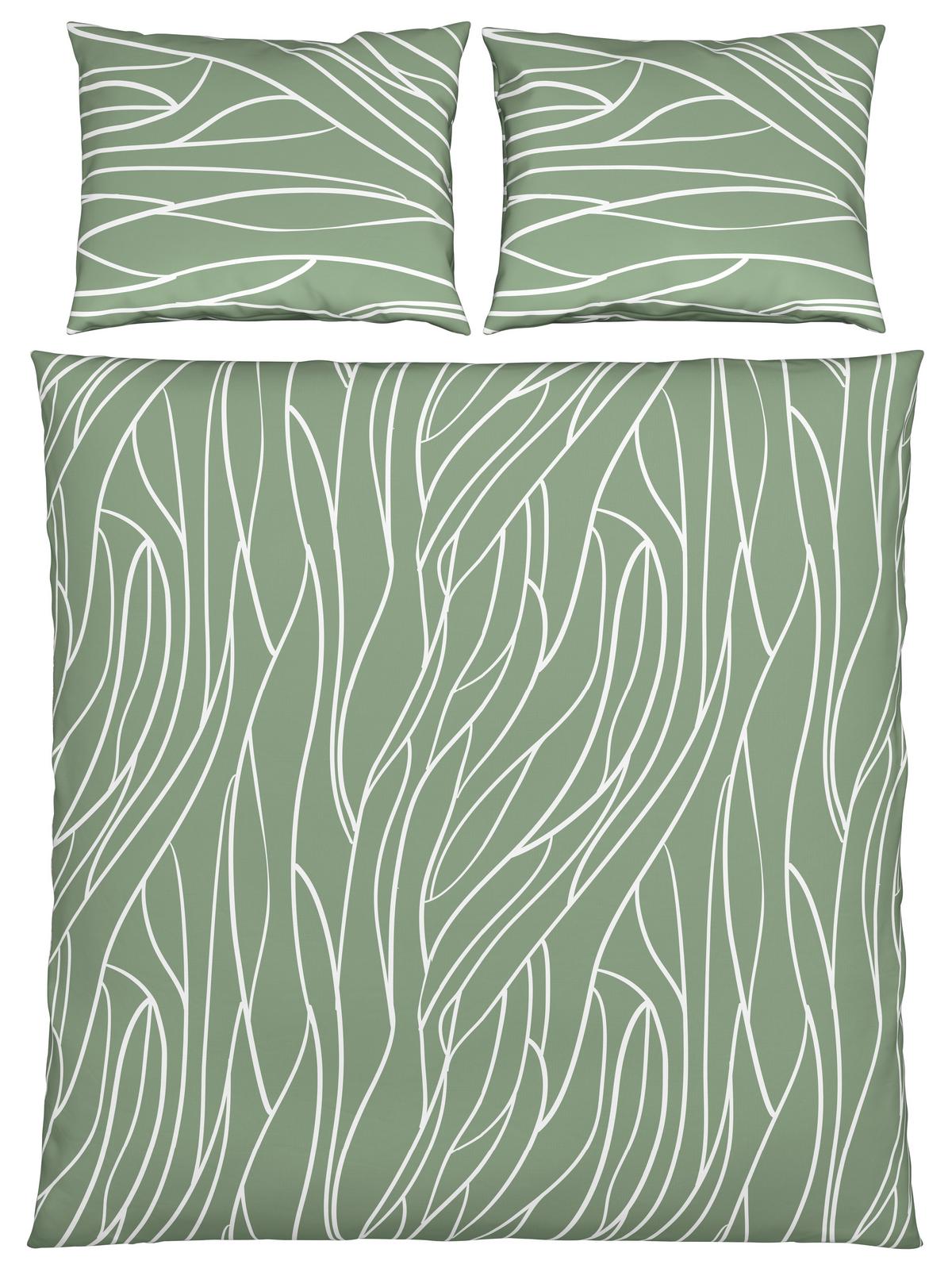POVLEČENÍ JULIANE XXL - zelená, Konvenční, textil (200/220cm) - Mömax