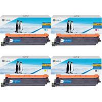 G&G Toner Multipack Schwarz, Cyan, Magenta, Gelb - Schwarz, Basics, Kunststoff