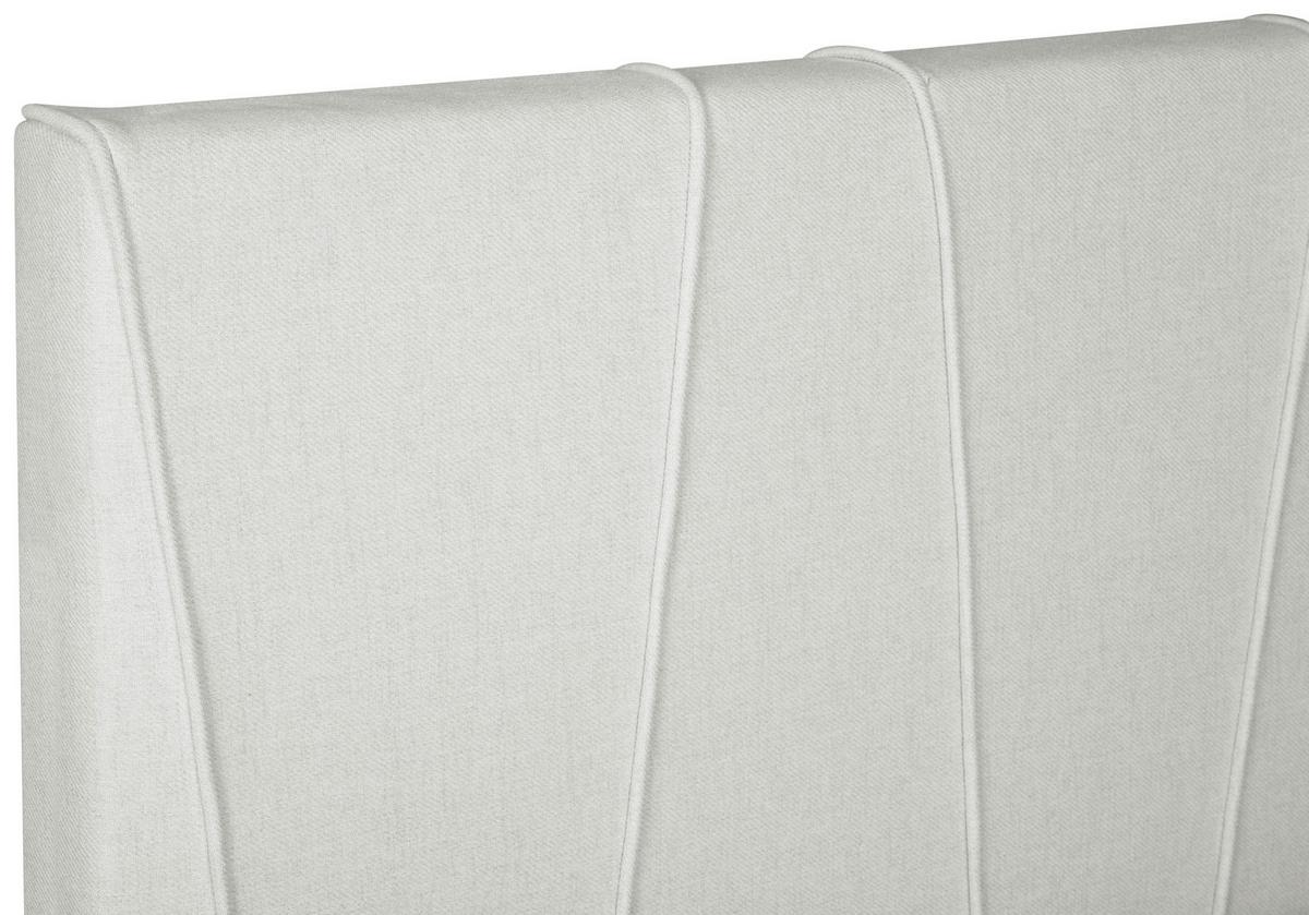 Boxspringbett mit Topper 140x200 cm Wels, Creme - Creme/Schwarz, MODERN, Textil (140/200cm) - MID.YOU