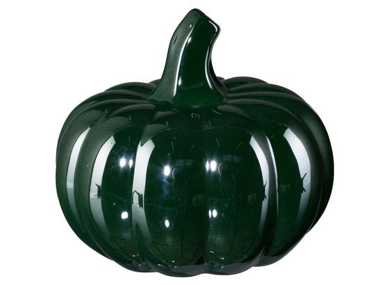 Dekokürbis Ø 12,5 cm - Dunkelgrün, MODERN, Keramik (12,5/11cm) Dekokürbis Ø 12,5 cm - Dunkelgrün, MODERN, Keramik (12,5/11cm)