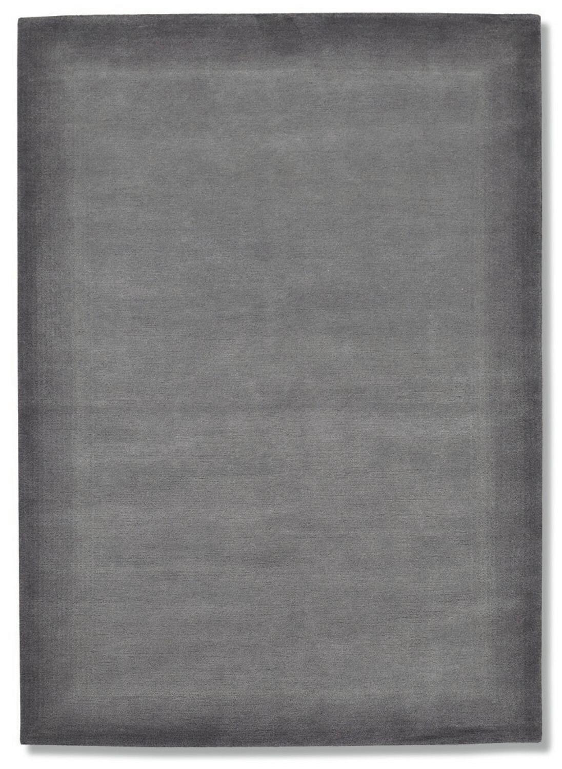 Wollteppich Vinciano Tami - Grau, Basics, Textil (200/300cm) - Cazaris