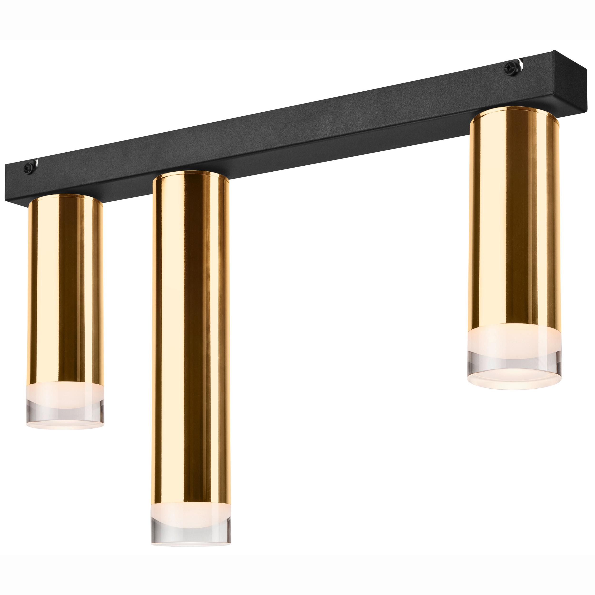 Deckenleuchte 39619 Diego Gold - Goldfarben, Basics, Metall (50/50/32cm)