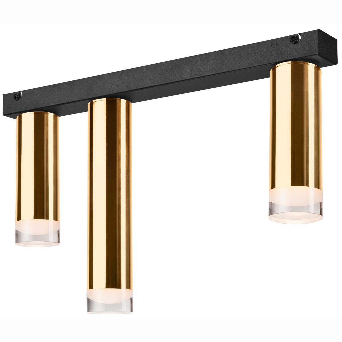Deckenleuchte 39619 Diego Gold - Goldfarben, Basics, Metall (50/50/32cm)
