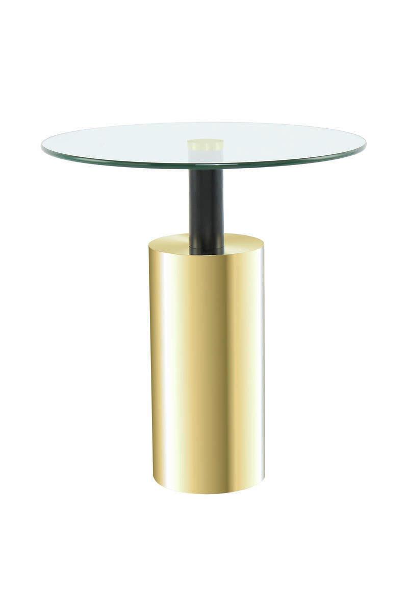 Beistelltisch Rosanna Klar/Goldfarben