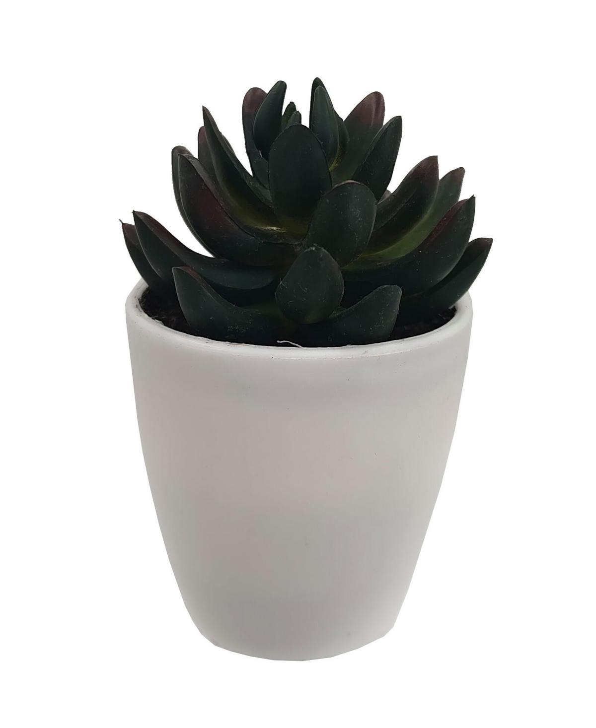 Kunstpflanze Isabella - Weiß/Grün, MODERN, Kunststoff (8/9-16cm) - Luca Bessoni