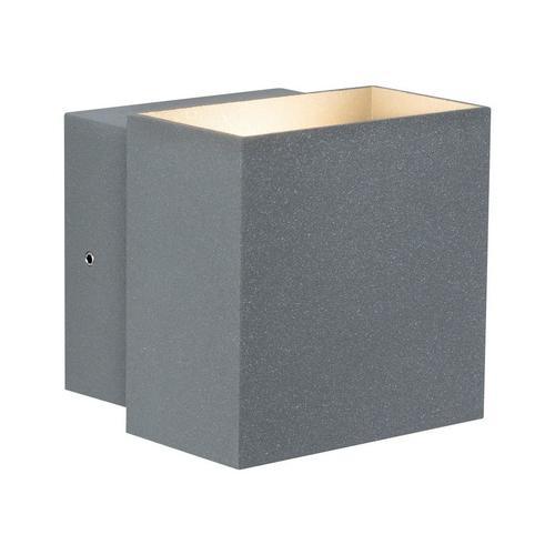LED-Wandleuchte Cybo 2-Flammig 18002 Cybo - Grau, Basics, Metall (10/9,3/10cm) - Paulmann