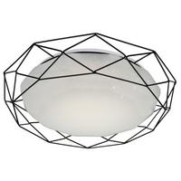 LED-Deckenleuchte 98-73167 - Schwarz, Basics, Metall (43/43/8.3cm)