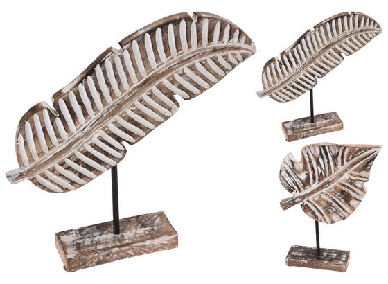 Skulptur Karim - Braun/Weiß, LIFESTYLE, Holz (51/15/7cm) Skulptur Karim - Braun/Weiß, LIFESTYLE, Holz (51/15/7cm)