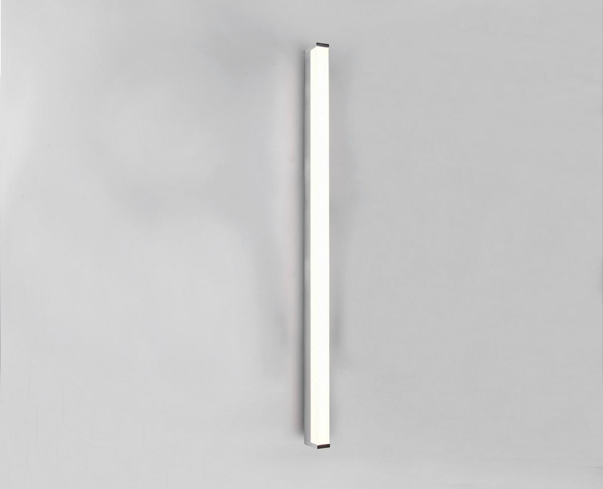 Led Bad-Wandleuchte Fabio Ip44 Warmweiß/Tageslichtweiß - Chromfarben/Weiß, Basics, Kunststoff/Metall (3,8/120/7,9cm) - Trio Leuchten