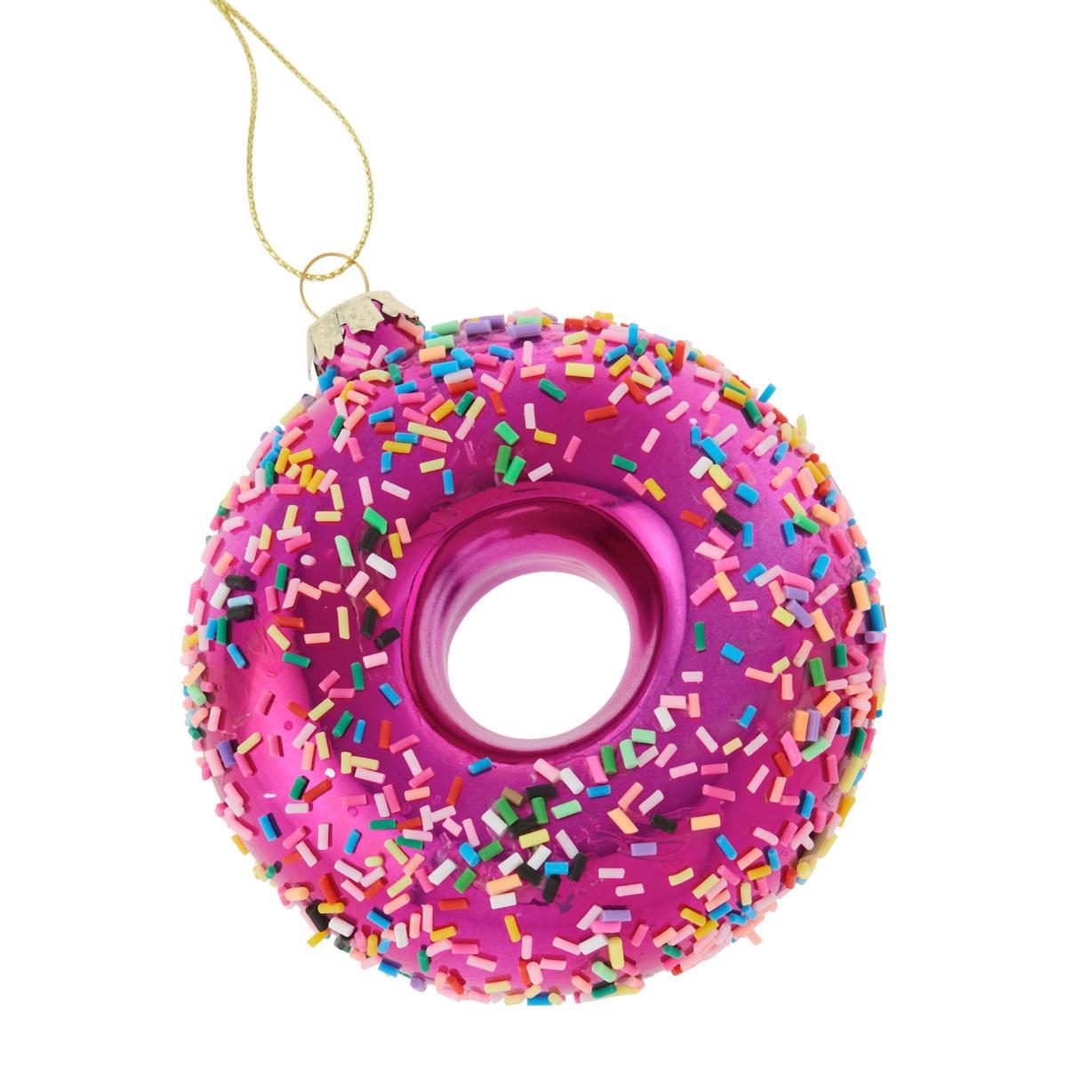 Vianočná ozdoba FIGURES - viacfarebná, kov/textil (9/10/3,5cm) - Mömax