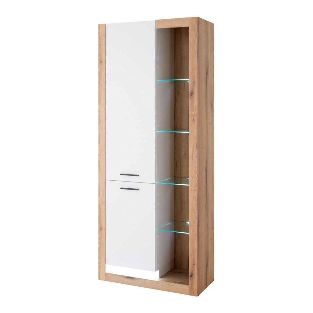 Mehrzweckschrank Brixen Weiß/Eichefarben B: 80cm