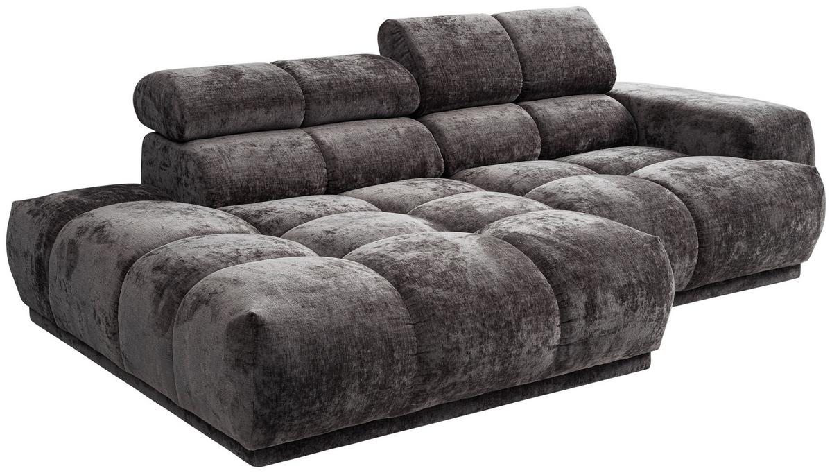Ecksofa Chani Anthrazit, Schenkel: 150x239cm - Anthrazit, MODERN, Textil (150/239cm) - MID.YOU