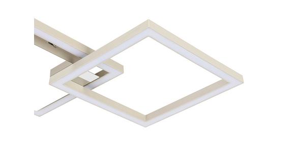 LED-Deckenleuchte Nilya - Sandfarben/Chromfarben, MODERN, Kunststoff/Metall (63/27,5/4,5cm) - Luca Bessoni