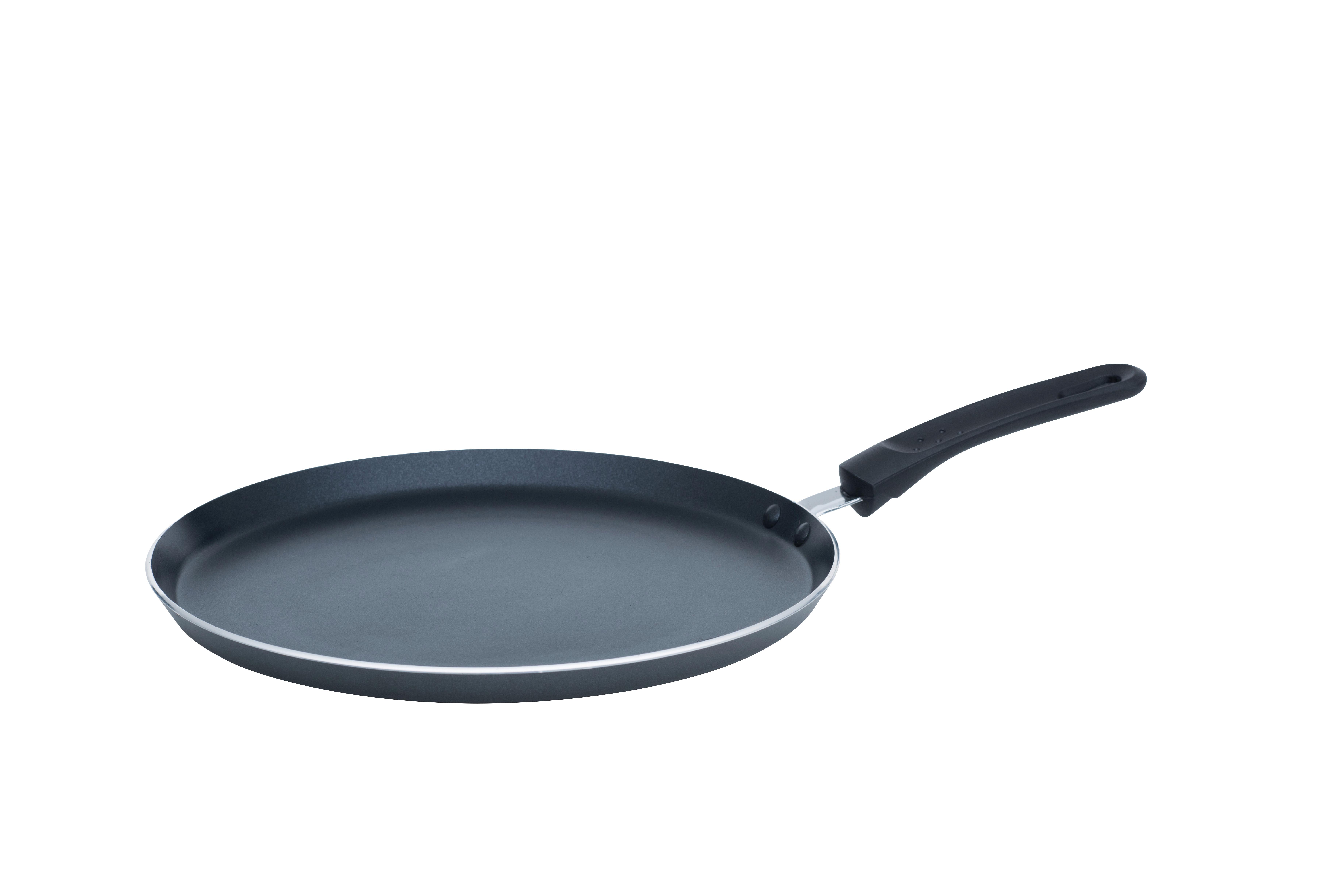Crepespfanne Suzette D: 28 Cm Aluminium, Antihaftbeschichtet - Anthrazit, KONVENTIONELL, Metall (28cm) - Kelomat