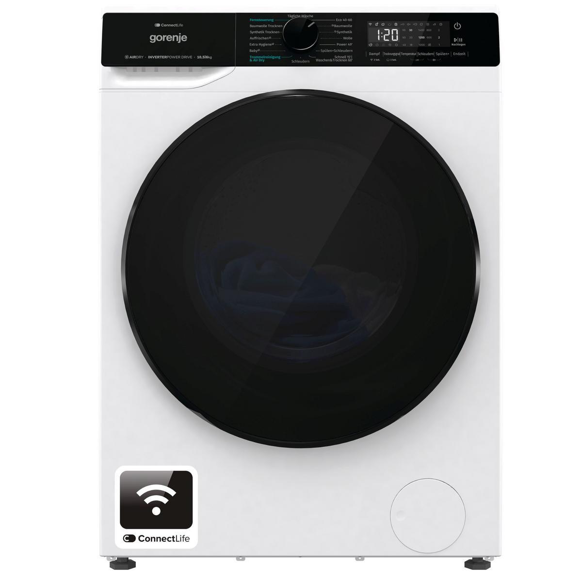 Waschtrockner WD2Pa1x64adw/At - Weiß, Basics, Metall (59,5/84,5/59cm) - Gorenje