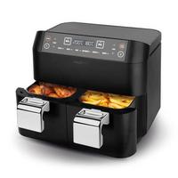 Horkovzdušní fritéza Maxxmee, 2 zónová - černá/barvy stříbra, Basics, kov/plast (35/33,5/39,2cm)