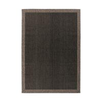 Flachwebteppich Splash 100 Anthrazit/Schwarz, 120x170 cm - Anthrazit/Schwarz, KONVENTIONELL, Textil (120/170cm) - Kayoom