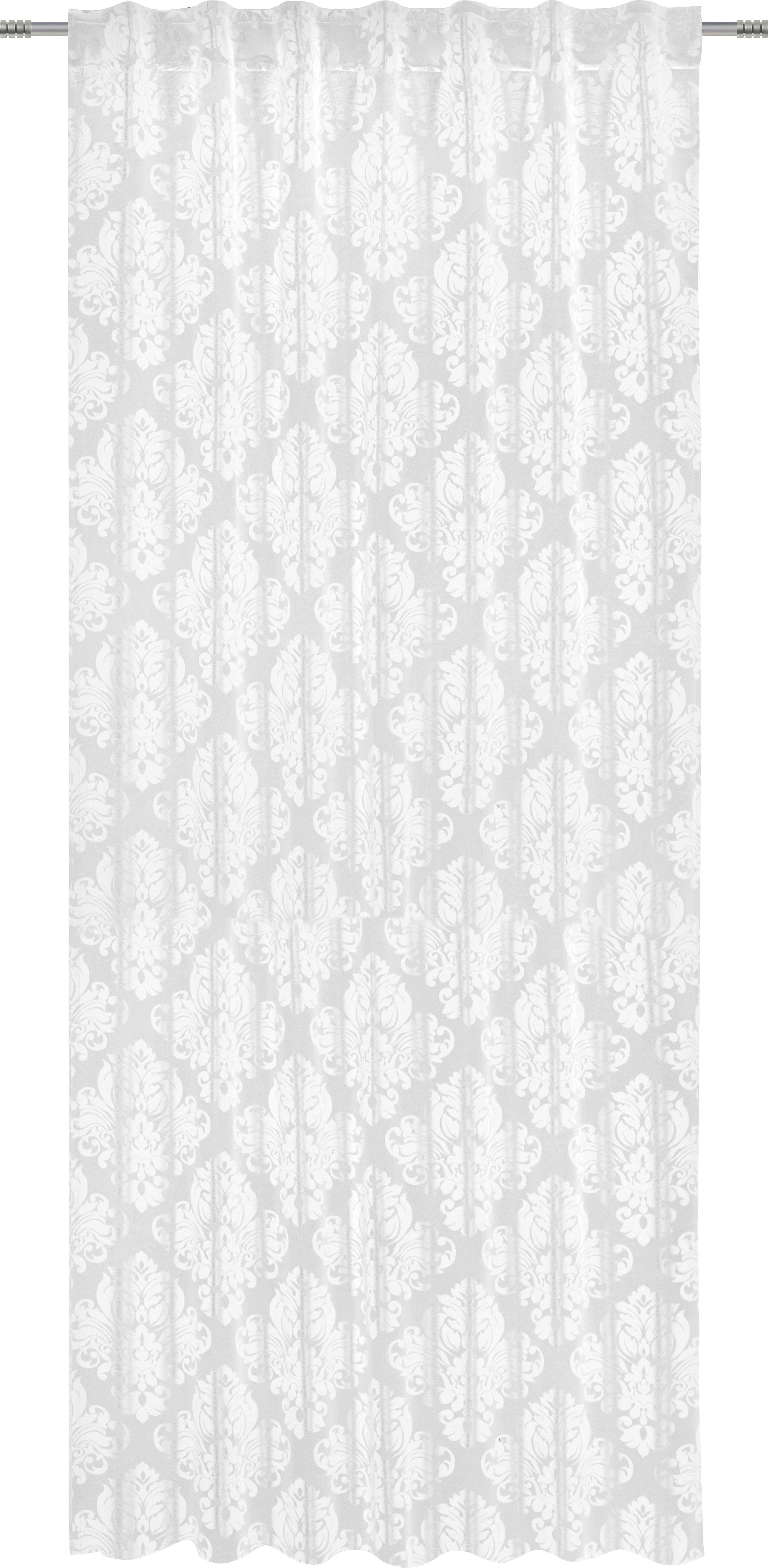 Hotový závěs Charles, 140/245 cm, bílá - bílá, Lifestyle, textil (140/245cm) - Modern Living
