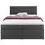 Boxspring Posteľ Rosa 140 - tmavosivá, Moderný, drevo/textil (205/140/103cm) - Modern Living Boxspring Posteľ Rosa 140 - tmavosivá, Moderný, drevo/textil (205/140/103cm) - Modern Living