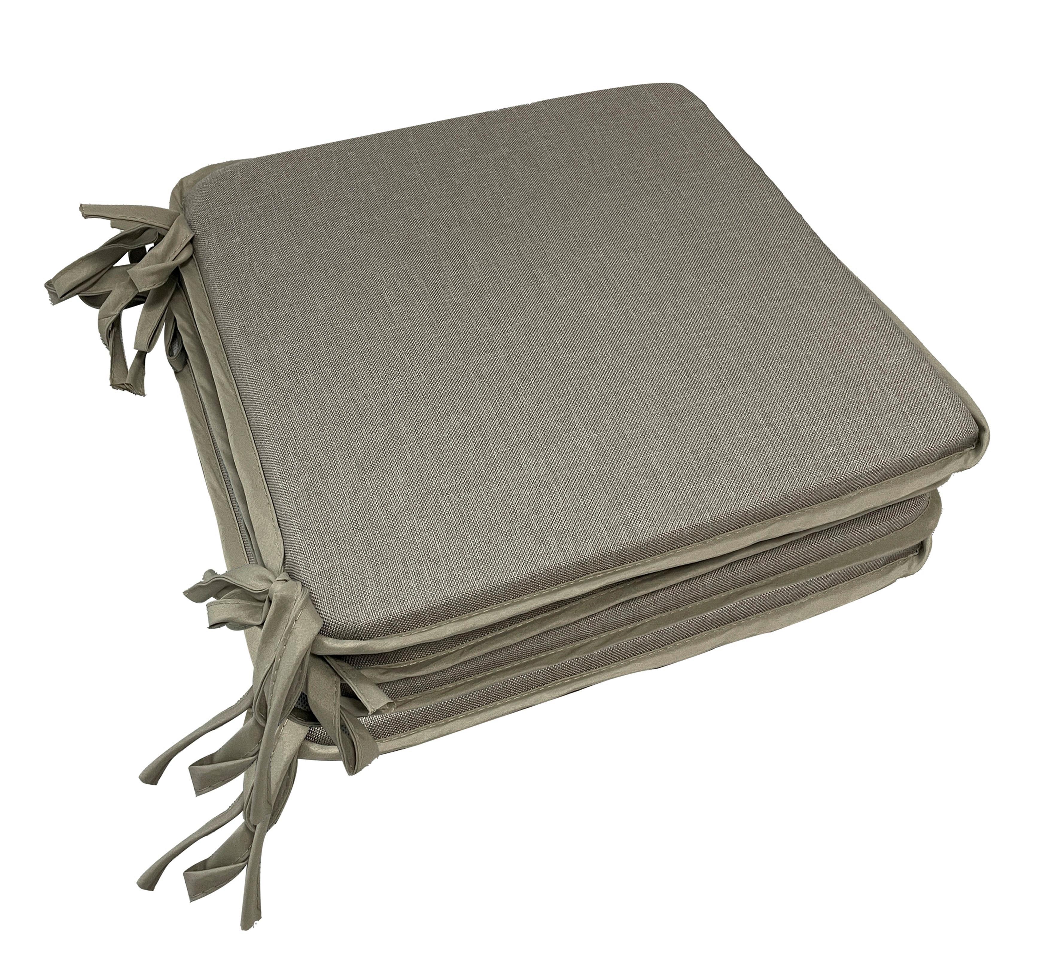 PODSEDÁK KEDER - šedohnědá, Basics, textil (36/36cm)