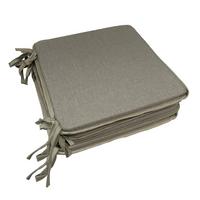 PODSEDÁK KEDER - šedohnědá, Basics, textil (36/36cm)