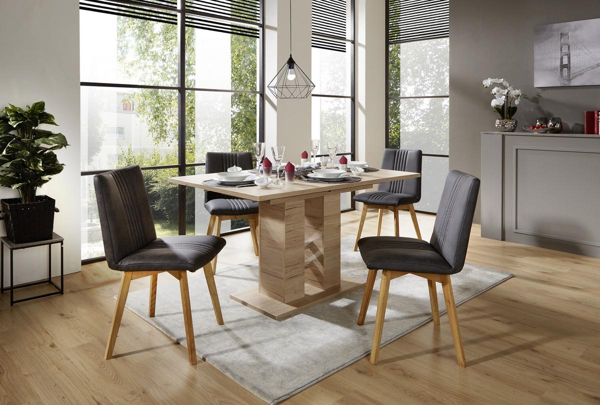 Kihúzható Asztal Helena 140 Az *top Ár* - tölgyfa, Konventionell, faalapú anyag (140-220/76/90cm) - Best Price