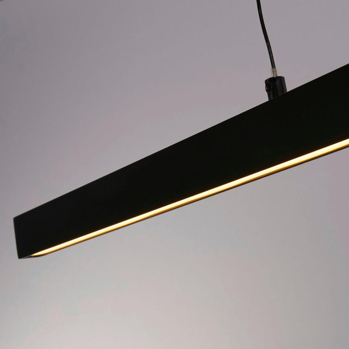 Led-hängeleuchte 30228bk - Schwarz, Basics, Metall (101/8/190cm)