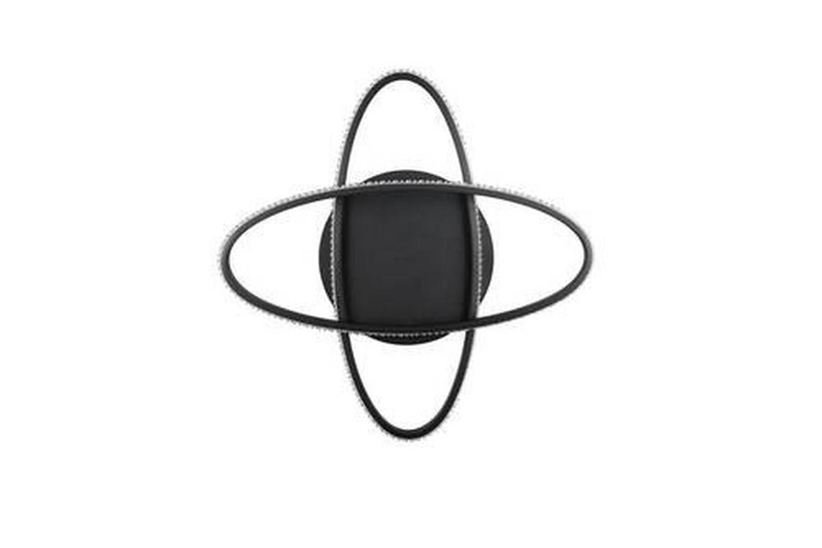 LED-Deckenleuchte R67802132 Lane - Schwarz, KONVENTIONELL, Metall (58/9cm)