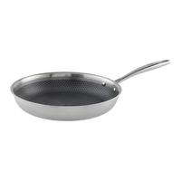 Panvica na smaženie P/V: 28/5 CM - farba ušľachtilej ocele, Modern, kov (28/5cm) - Gourmesto