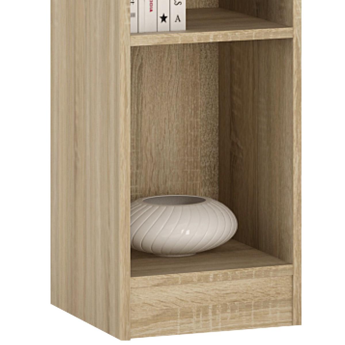 Regal 4-You B: 30 cm, Sonoma Eiche Dekor - Sonoma Eiche, MODERN, Holz (30/189,5/35,2cm)