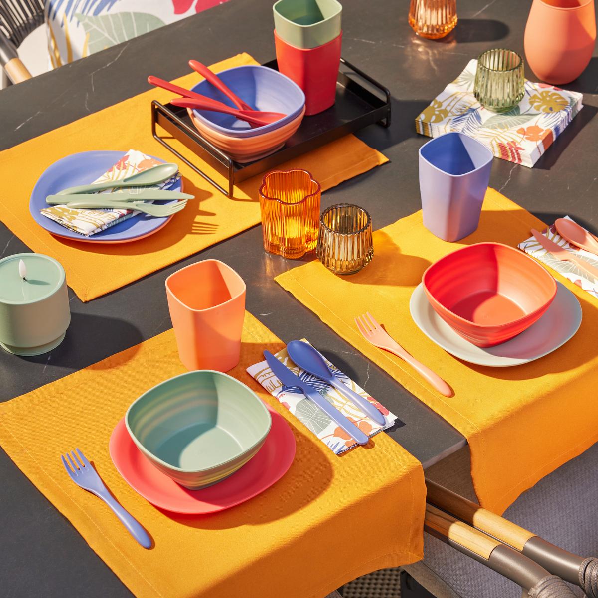 Sada na piknik POP UP MUSHROOM - vícebarevná, Lifestyle, plast (18/26/14cm) - Mömax