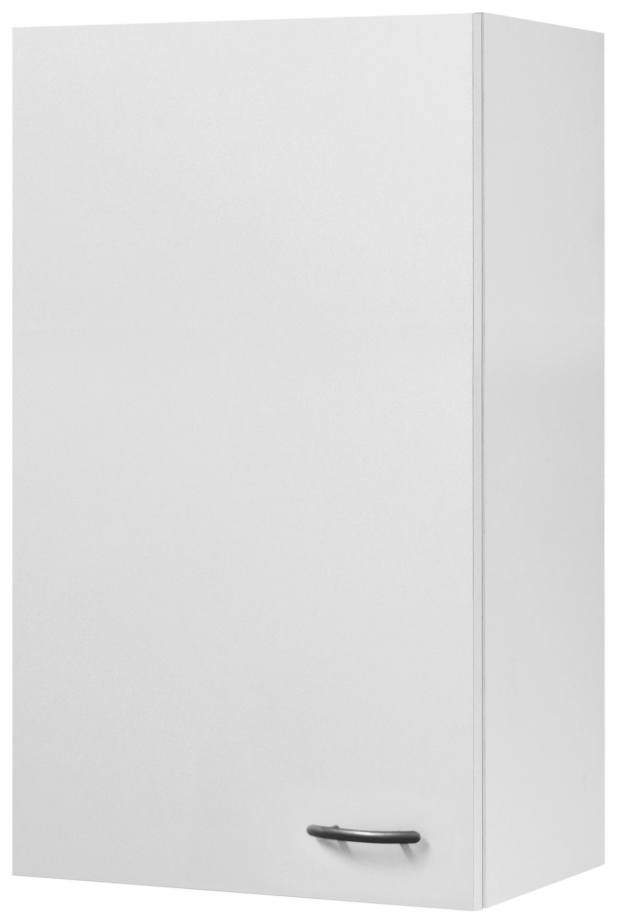 Horní kuchyňská skřiňka WITO - bílá/barvy nerez oceli, kompozitní dřevo/plast (50/89/32cm) - MID.YOU