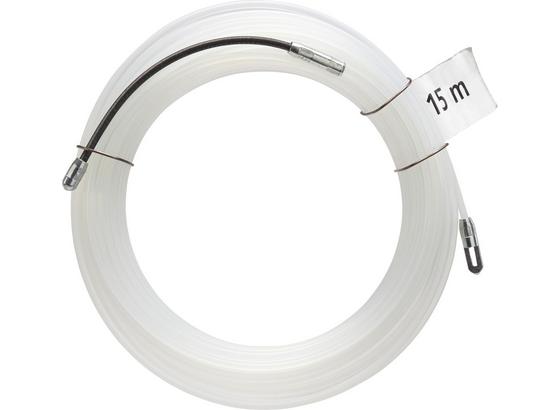 Kabeleinziehspirale 15 Meter - Transparent, KONVENTIONELL, Kunststoff/Metall (1500cm) Kabeleinziehspirale 15 Meter - Transparent, KONVENTIONELL, Kunststoff/Metall (1500cm)
