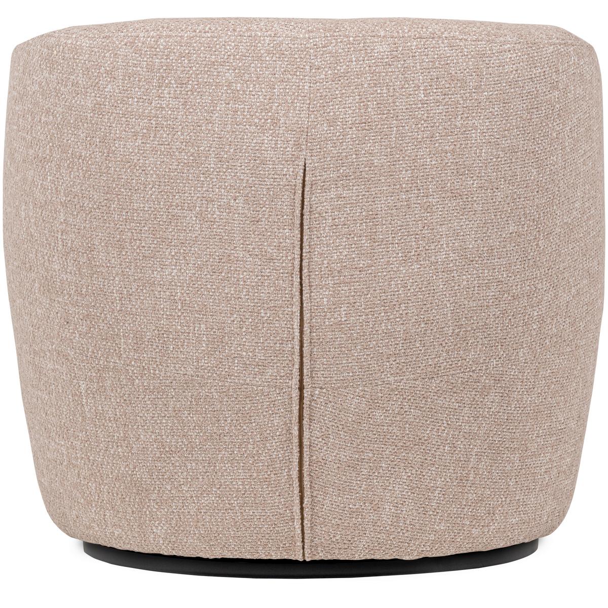 Sessel Serra Naturfarben B: 70cm - Schwarz/Naturfarben, Design, Textil (70/68/77cm) - Livetastic