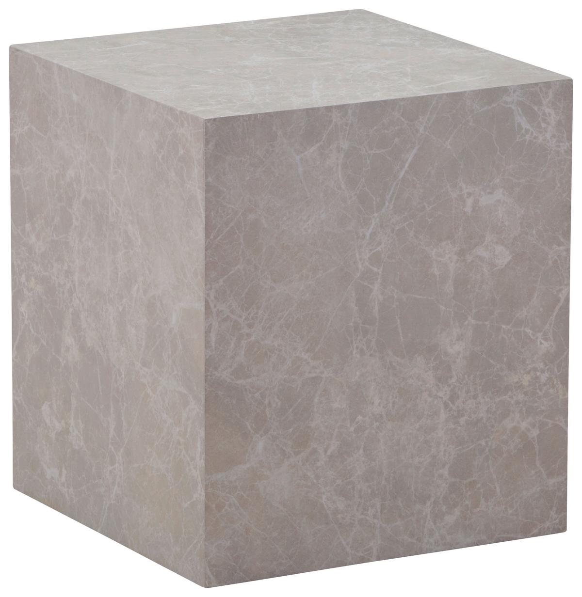Beistelltisch Cuboid 225 Hellgrau B: 40 cm - Hellgrau, Design, Holzwerkstoff (40/40/45,5cm) - Kayoom