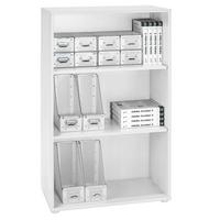 REGÁL JOSEF 5 - biela, Modern, kompozitné drevo (60/110/30cm)