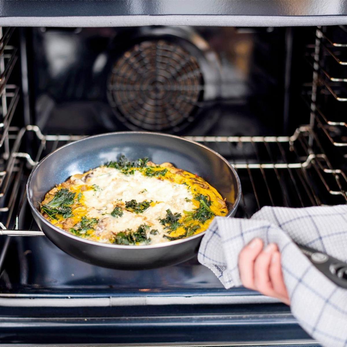 Pfannenset Torino 3-Teilig Schwarz D: 20/24/28 cm - Schwarz, Basics, Kunststoff/Metall - GreenPan