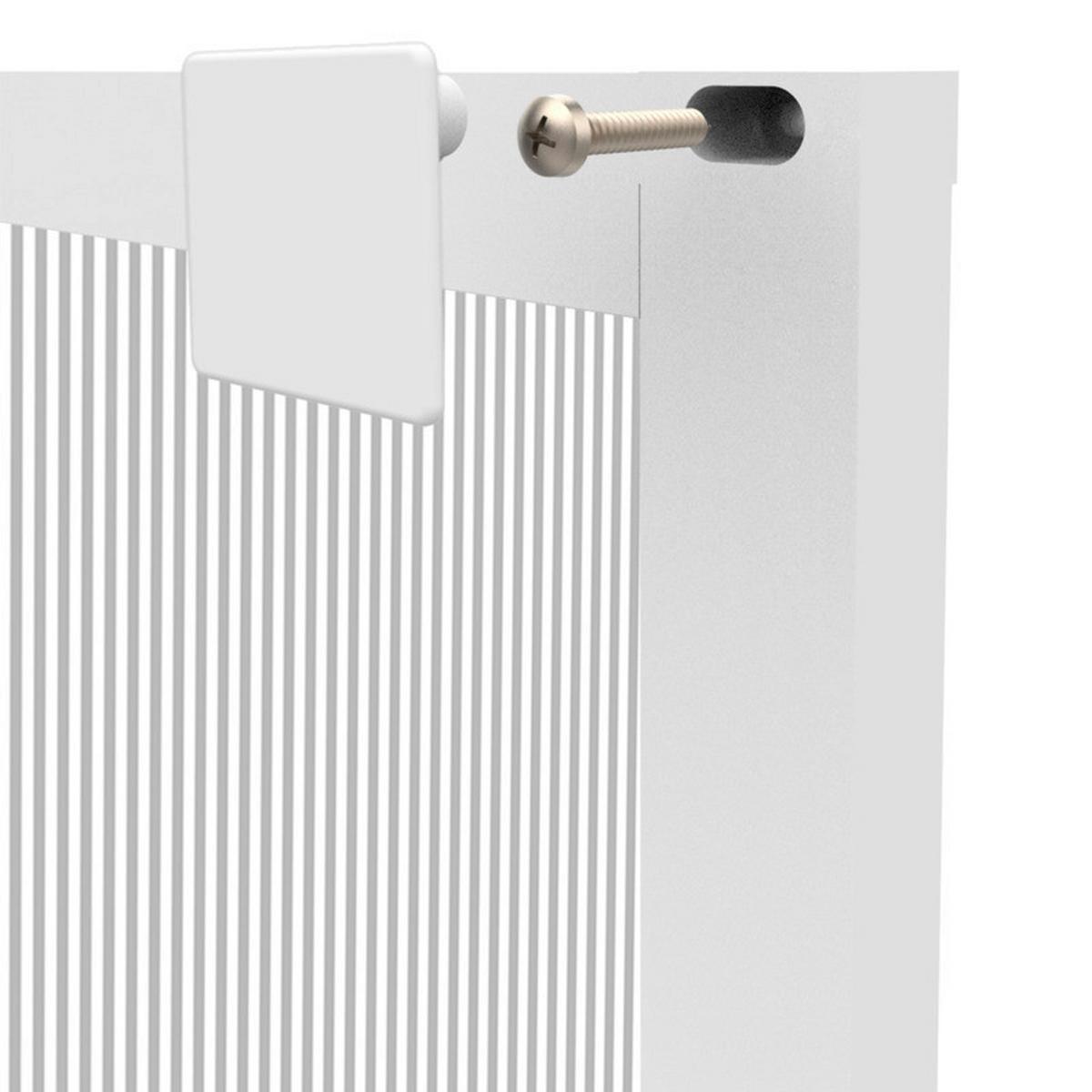 Fliegengittertür Is Plus Plissee Tür - Weiß, Basics (110/220cm) - Windhager