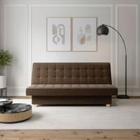 Schlafsofa Miko Braun B: 192 cm - Braun, Design, Textil (192/92/95cm) - MID.YOU