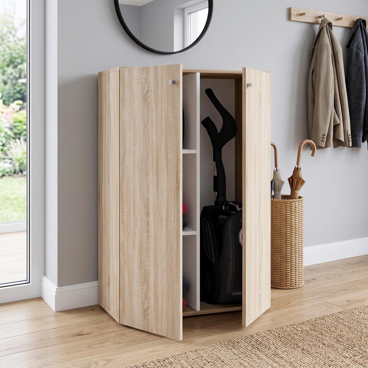 Kommode 70cm Lona mini, Sonoma Eiche Dekor - Sonoma Eiche, Basics, Holzwerkstoff (70/105/39cm) - MID.YOU
