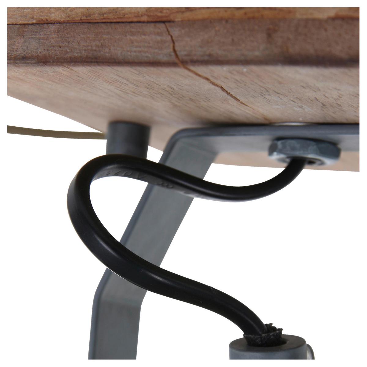 Deckenspots Gearwood - Anthrazit/Kupferfarben, Trend, Holz/Metall (59/19/23cm)