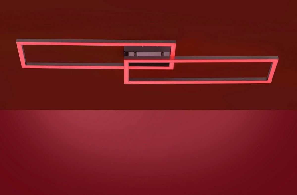 LED-Deckenleuchte 16430-55 Lolasmart-Maxi - Silberfarben, Design, Kunststoff/Metall (110/26,5/8,5cm)