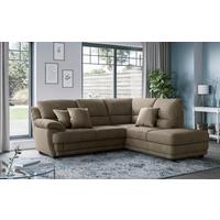 Ecksofa Nebolo Grau 245x225 Cm - Grau, Design, Textil (245/225cm) - Livetastic