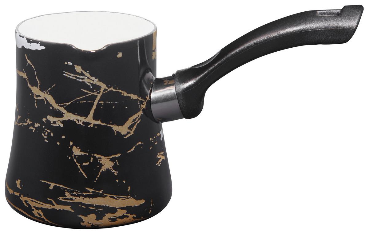 Kaffeebereiter Alina - Goldfarben/Schwarz, KONVENTIONELL, Metall (19/7.5cm) - Ondega